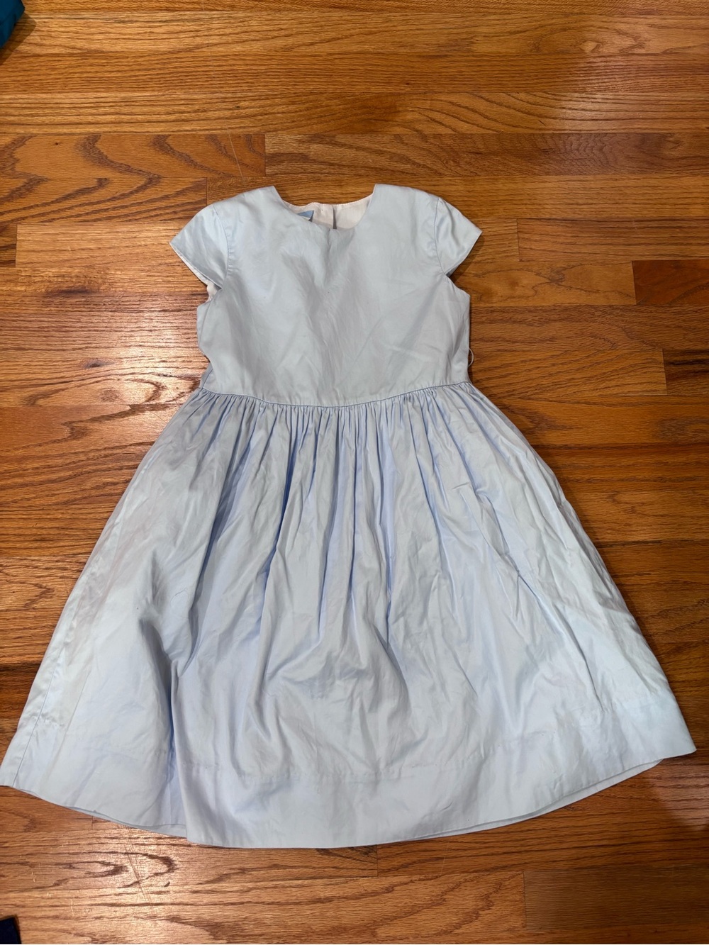 Bella Bliss Light Blue Girls' Cap Sleeve Party Elegant Children's Dress 6